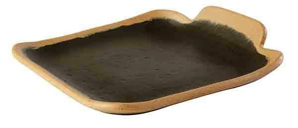 APS - Piatto "Crocker" 13 x 14 cm Nero