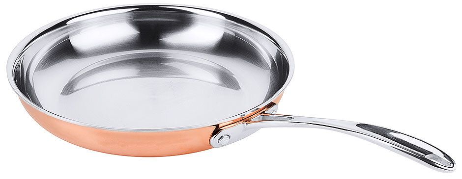 Padella flambé in rame 28 cm - Contacto