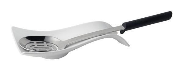 APS - Poggia posate "Small Wave" 13 x 26 cm Bianco