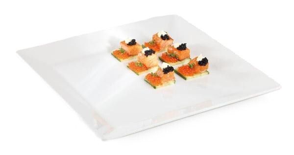 APS - Vassoio quadrato "Pure" 18,5 x 18,5 cm Bianco