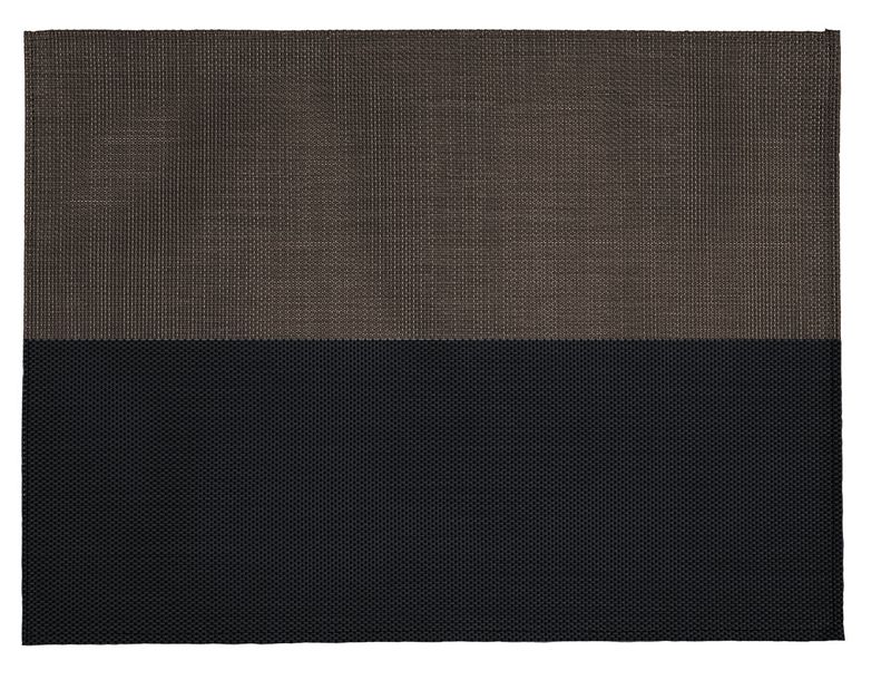 Tovaglietta 2 Colori 33x45 cm Nero/Taupe - Tirolix