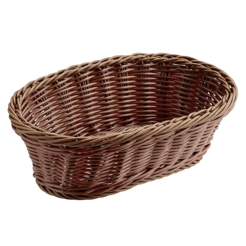 APS - Cestino buffet ovale "Economic" 17,5 x 27 cm Marrone