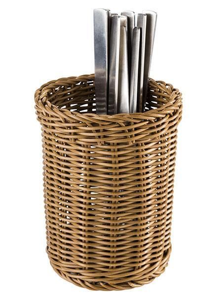 APS - Cesto rotondo "Economic" 12 cm Marrone