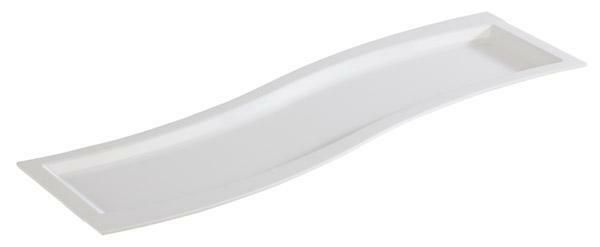 APS - Vassoio GN 2/4 "Sinus" 16,2 x 53 cm Bianco