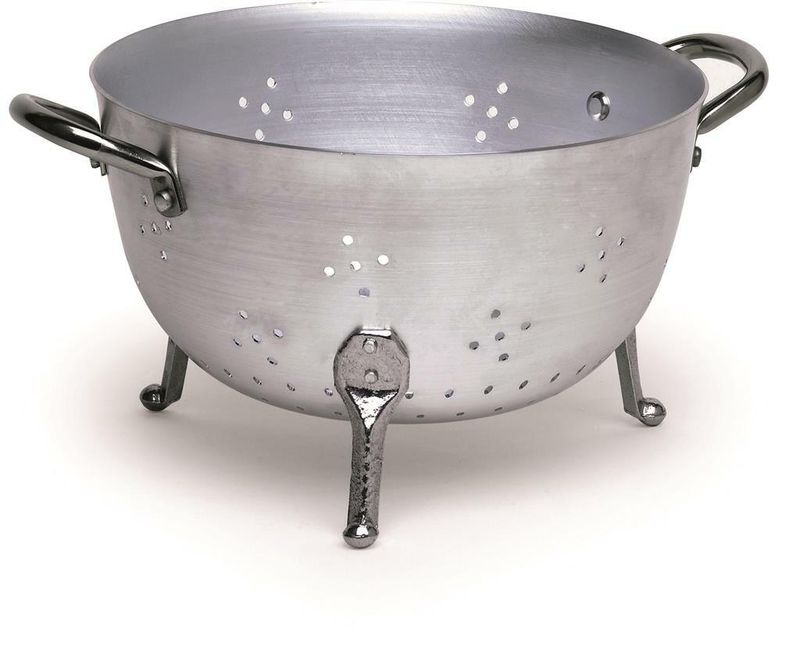 Agnelli - Colapasta Sferico 2 Manici 30 cm Alluminio - 2 mm