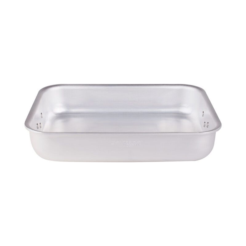 Agnelli - Rostiera Rettangolare 2 Manici 30 x 23 cm Forno - Alluminio - 5 mm