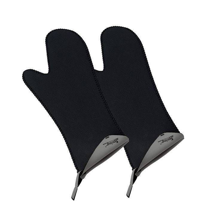 Spring - Guanto da cucina lungo grigio 33 x 15 cm Spring Grips