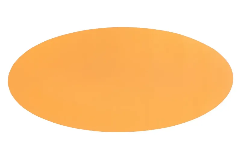 Tovaglietta Ovale Ecopelle 33x70 cm Giallo - Tirolix