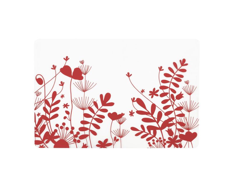 Tovaglietta Piante 30x45 cm Rosso - Tirolix