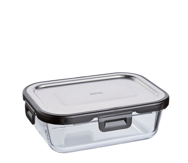 Spring - Contenitore per alimenti rettangolare 17,7 x 13,2 cm Fusion2+
