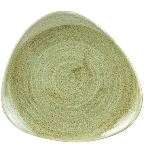 Churchill Piatto triangolare 19,2 cm Stonecast Patina Burnished Green
