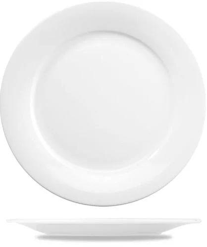 Churchill Piatto piano con falda 20,3 cm Menu Porcelain White
