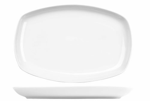 Churchill Piatto rettangolare 30,5 x 20 cm Menu Porcelain White