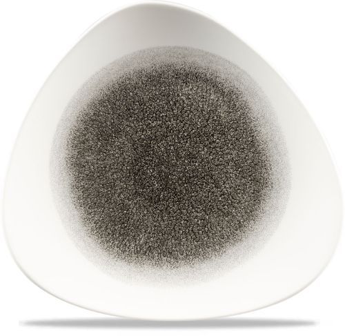 Churchill Piatto triangolare 28,5 cm Studio Prints Raku Quartz Black