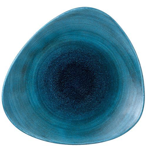 Churchill Piatto triangolare 28,5 cm Stonecast Aqueous Lagoon
