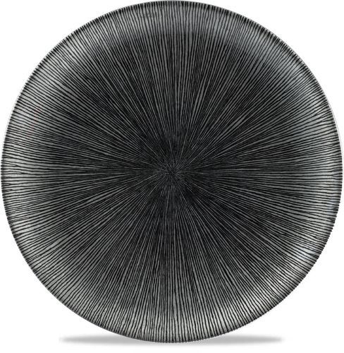 Churchill  Piatto piano 26 cm Agano Black Studio Prints