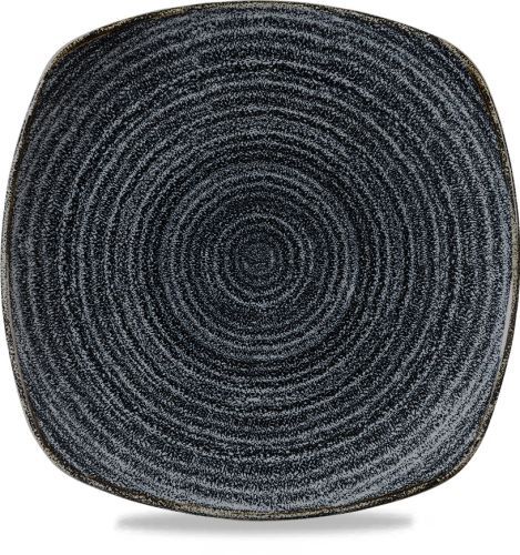 Churchill Piatto quadrato 25,2 cm Studio Prints Homespun Charcoal Black