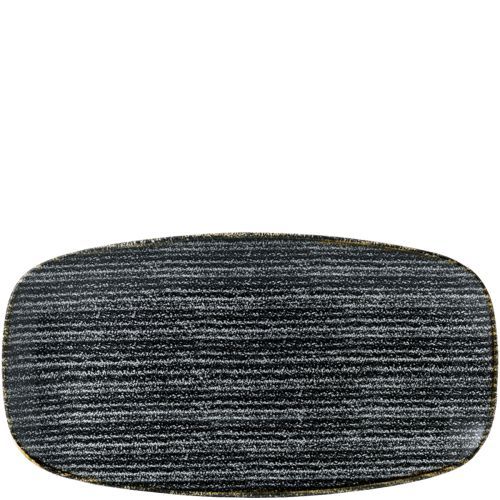 Churchill - Piatto oblungo 29,8 x 15,3 cm Homespun Charcoal Black Studio Prints