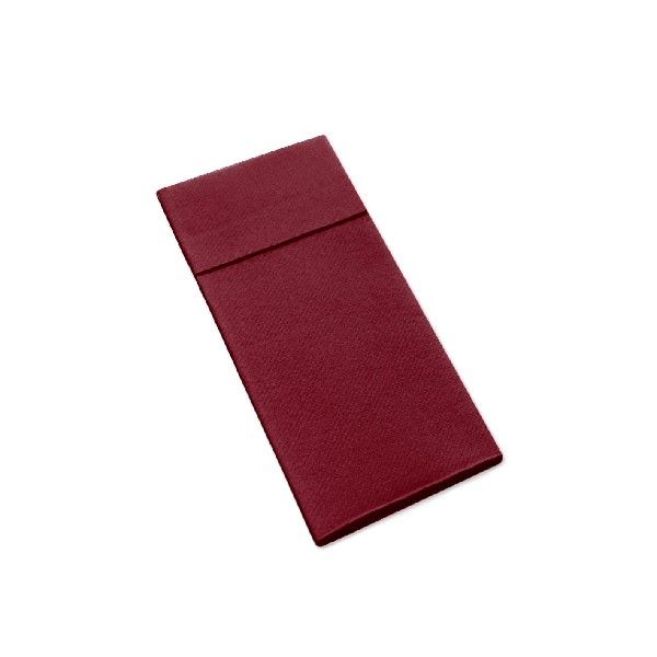 Tovagliolo rosso con tasca 40x32 cm - 1200 pezzi - Packservice