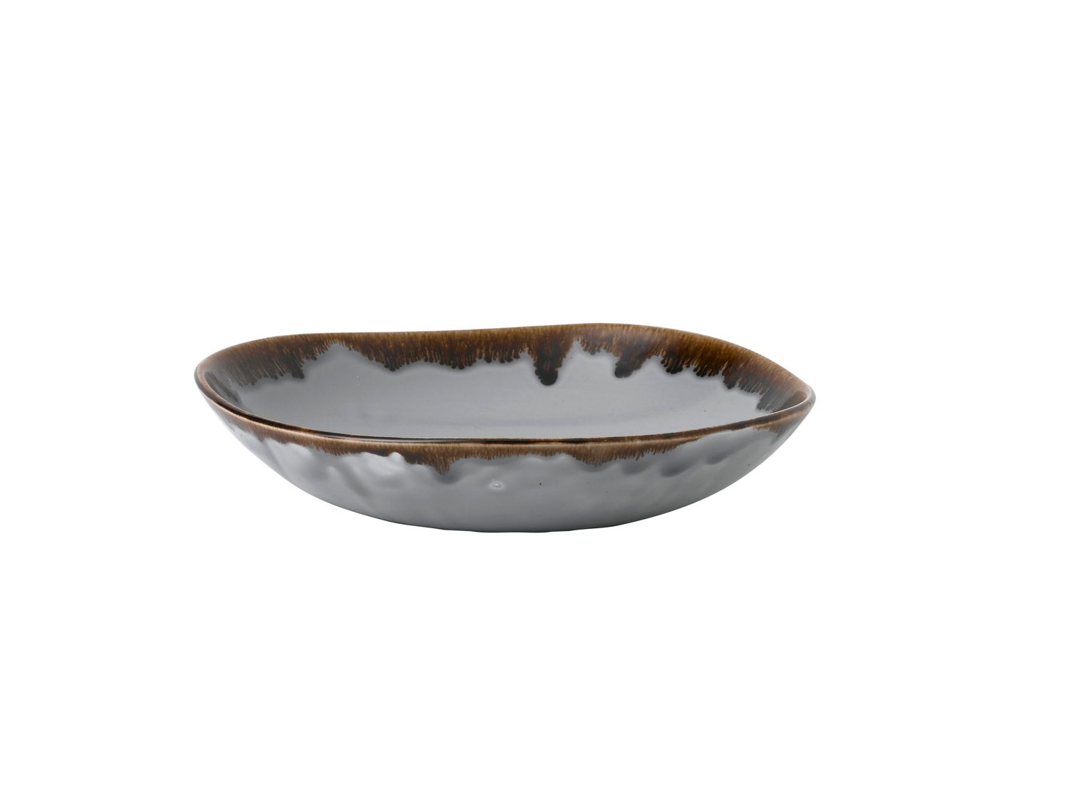 Ciotola organica rotonda 35.3 cm - Harvest Grey Dudson