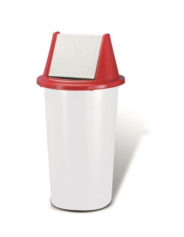 Coperchio Bidone 60 lt Rosso/Blu Ondina - Giganplast