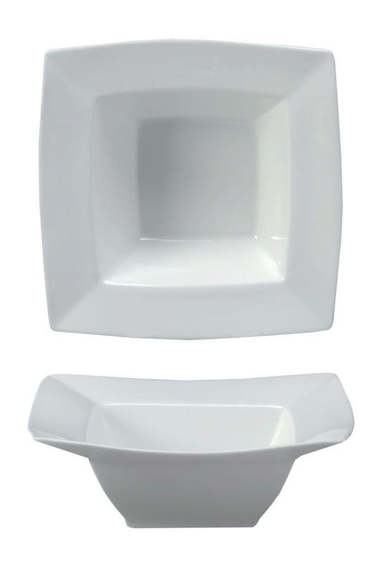 Tirolix - Coppa Quadra con Bordo 29 x 29 cm Salad Bowls