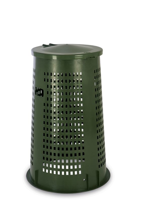 Trespolo Bidone Con Coperchio 52 cm Verde Zeffiro - Giganplast
