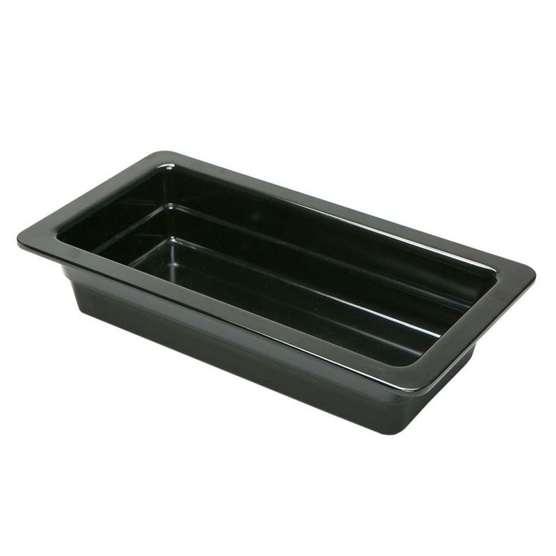 Tirolix - Vasca Gastronorm 1/3 32,5 x 17,5 cm Nero Melamina