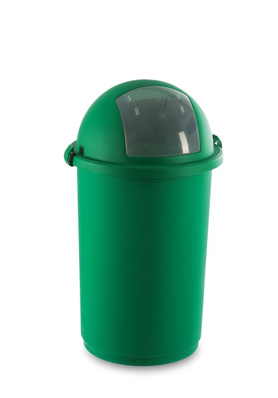 Portabox Con Coperchio 50 lt Verde Push - Giganplast