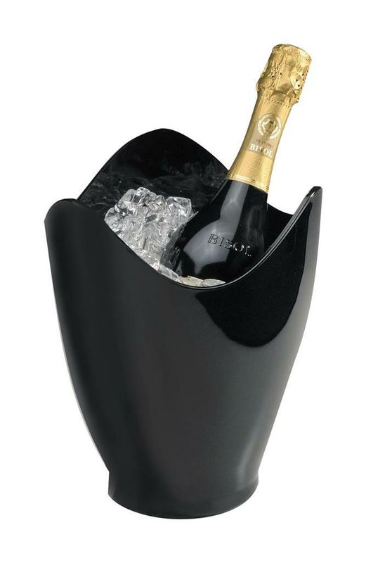 Tirolix - Secchiello Portabottiglie 19 cm Nero Nizza