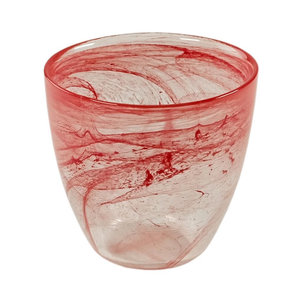 Tirolix - Bicchiere Bombato 25 cl Rosso Atlas