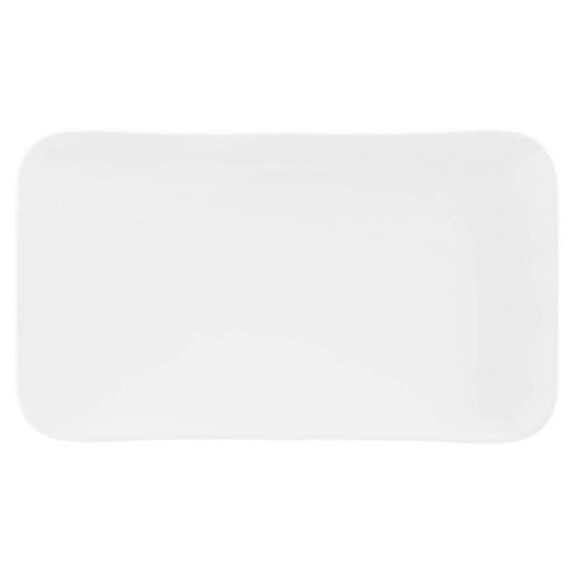 Seltmann - Coup fine dinning - Piatto coupe rettangolare 35x20cm M5385  Bianco