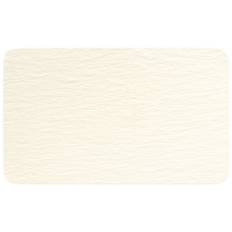 Villeroy &amp; Boch, The Rock White Glacier - Piatto rettangolare 28 x 17 cm
