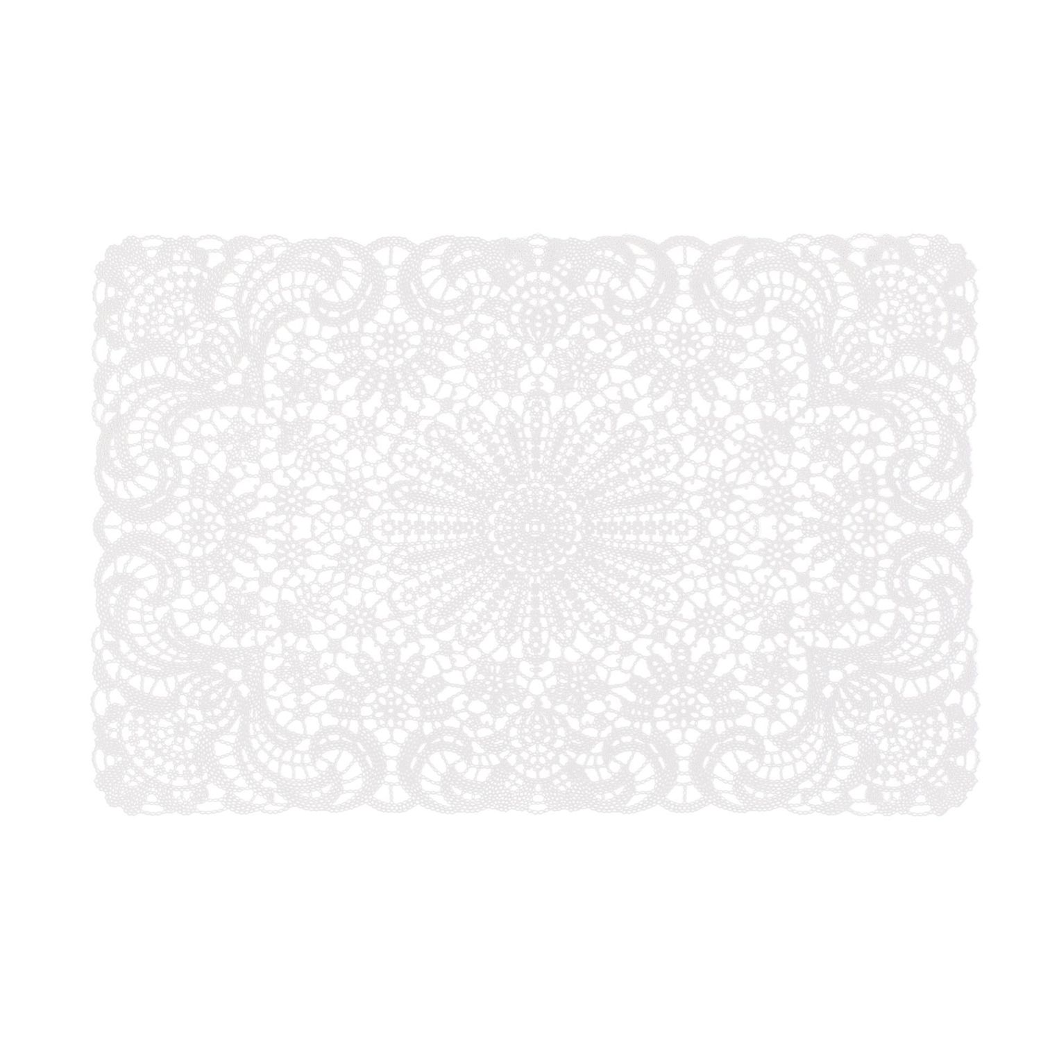 Tovaglietta in Pizzo 45x30 cm Bianco - Tirolix