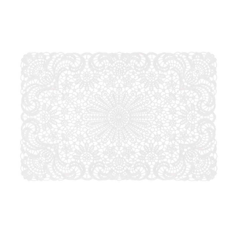 Tovaglietta in Pizzo 45x30 cm Bianco - Tirolix
