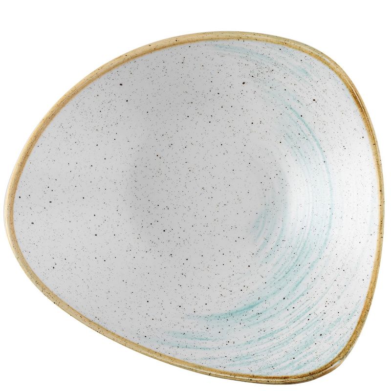 Churchill Ciotola triangolare 23,5 cm Stonecast Accents Duck Egg