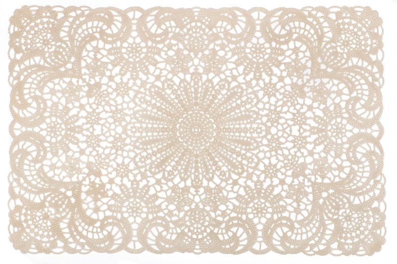 Tovaglietta in Pizzo 45x30 cm Crema - Tirolix