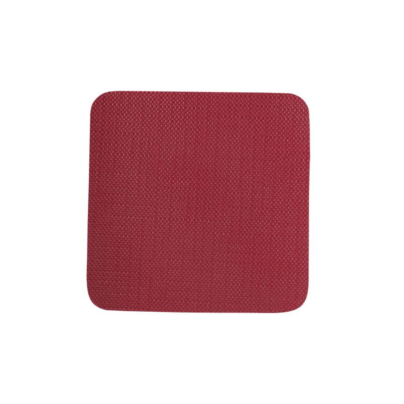 Dag Style - Sottobicchieri Juta 9,5 x 9,5 cm Bordeaux
