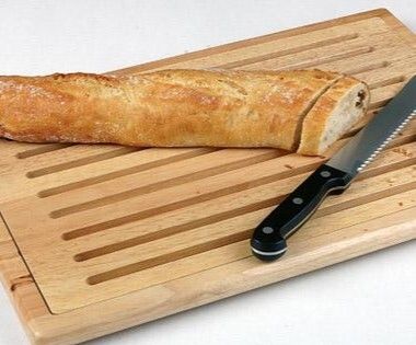 APS - Tagliere per pane "Rubberwood" 32,5 x 53 cm