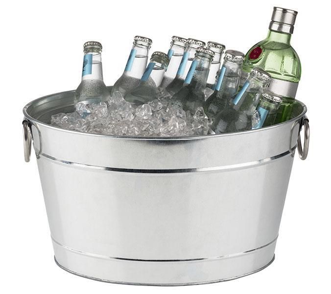 APS - Secchiello per bevande "Tin" 28 x 40 cm Argento