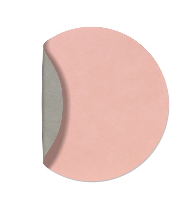 Lind DNA - Tovaglietta Double Circle Nupo rose/Nupo light grey 40 cm