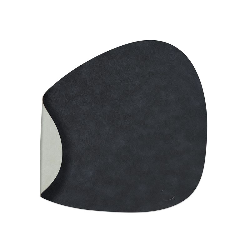 Lind DNA - Tovaglietta Double Curve Cloud black/Nupo metallic 37x44 cm