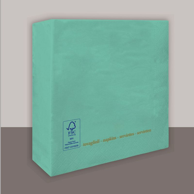 Tovagliolo Tiffany 2 veli 25x25 cm 3600 pezzi - Tirolix