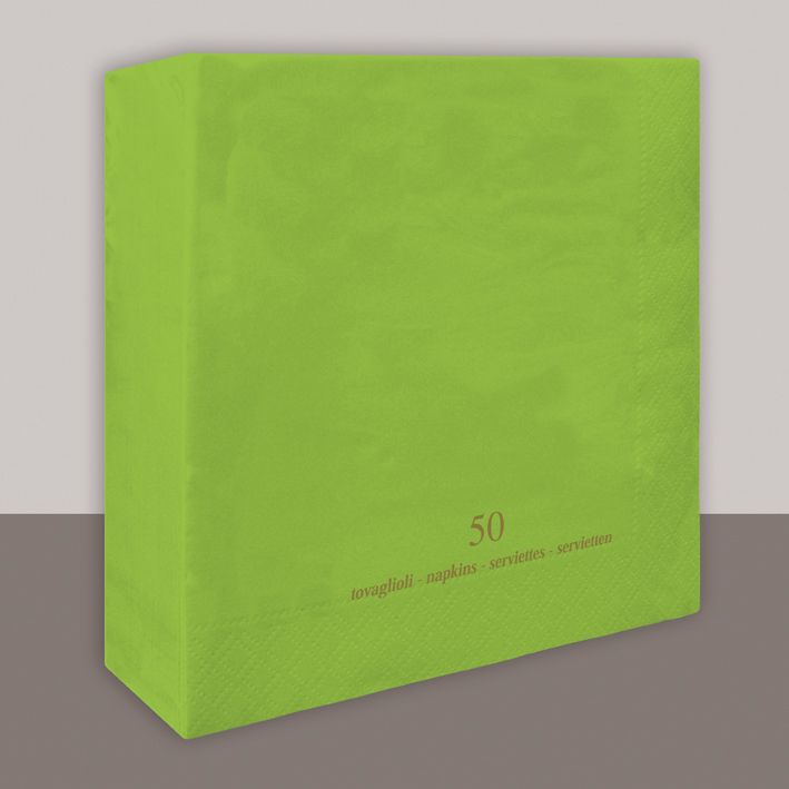 Tovagliolo Kiwi 2 veli 33x33 cm 1350 pezzi - Tirolix