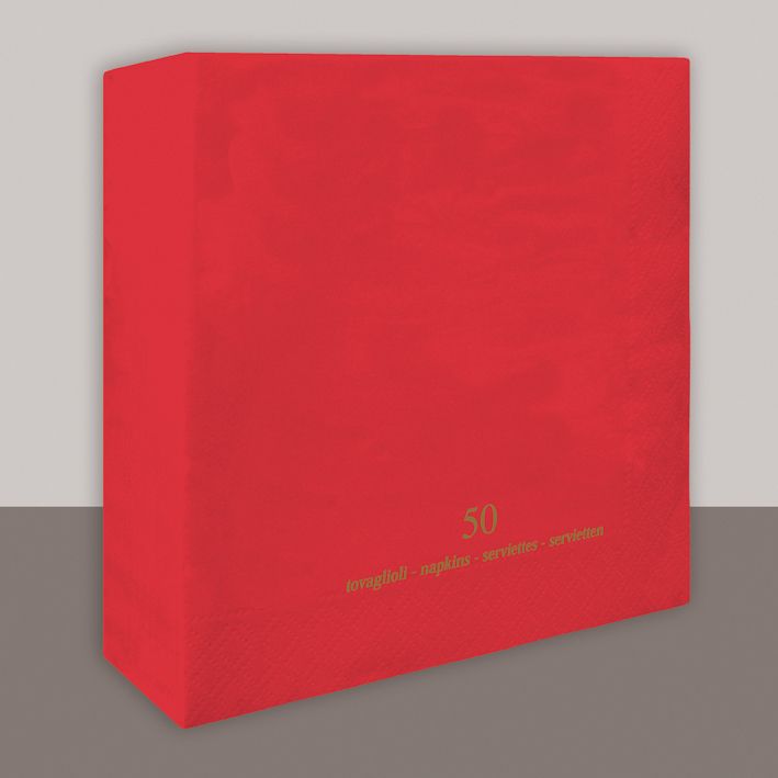 Tovagliolo Baccarà 2 veli 40x40 cm 1200 pezzi - Tirolix