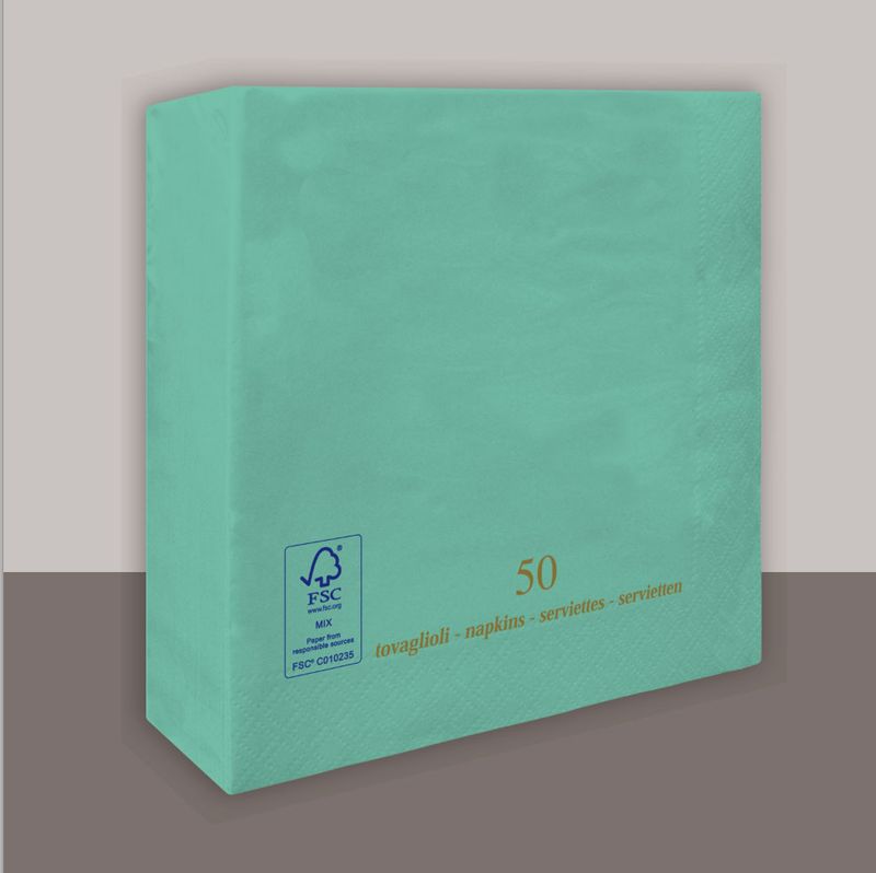 Tovagliolo Tiffany 2 veli 25x25 cm 1800 pezzi - Tirolix