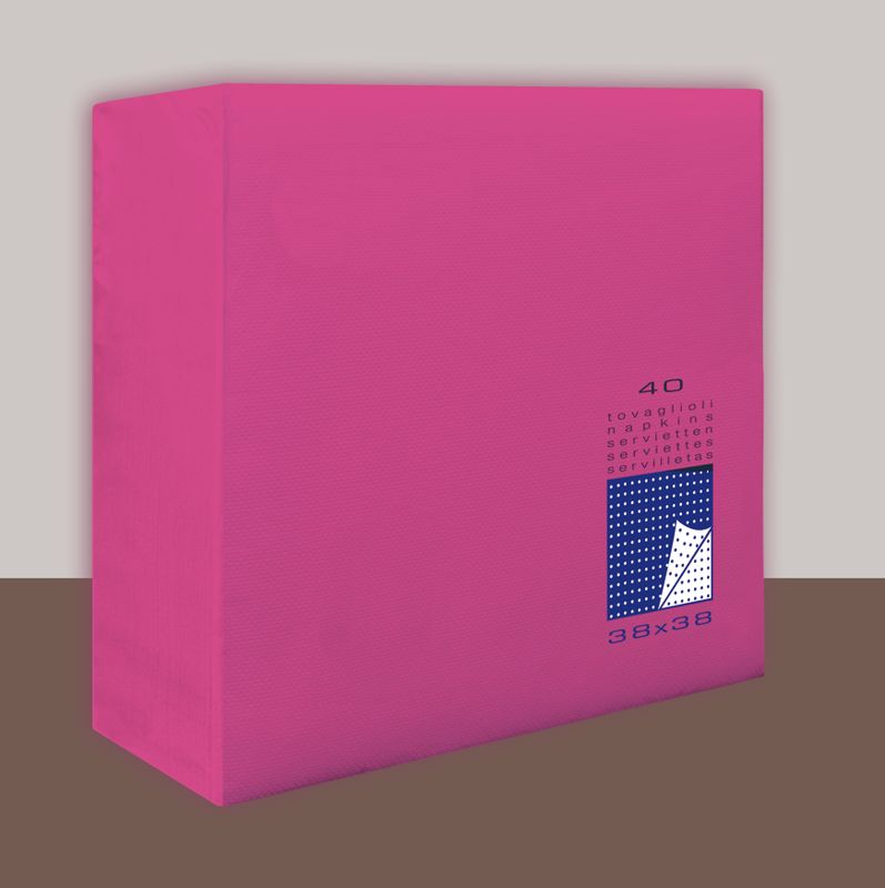 Tovagliolo Ortensia 2 veli 38x38 cm Punta/Punta 1440 pezzi - Tirolix