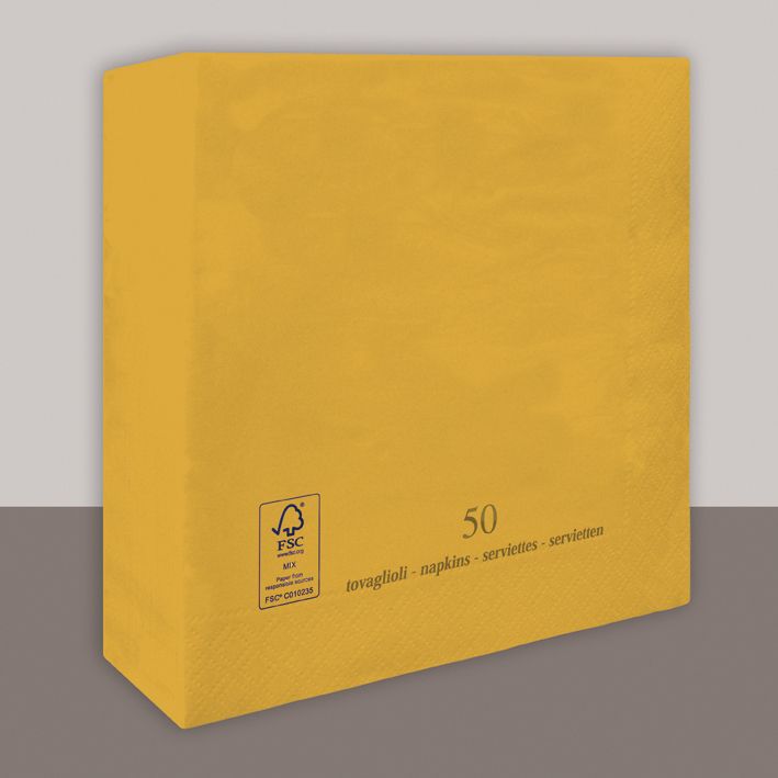 Tovagliolo Ambra 2 veli 33x33 cm 1350 pezzi - Tirolix