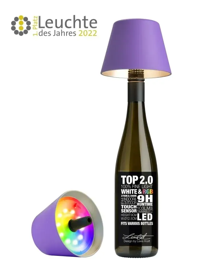 Lampada da tavolo Top 2.0 Led Lilla - Sompex