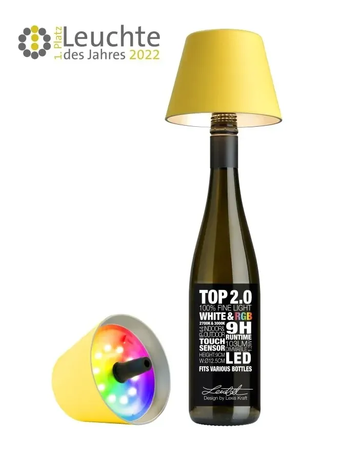 Lampada da tavolo Top 2.0 Led Gialla - Sompex